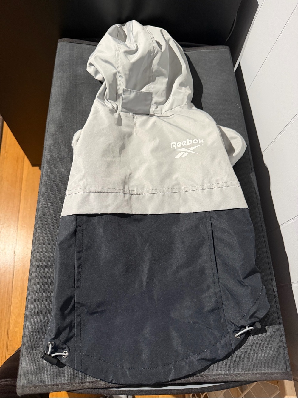 Reebok dog raincoat/windbreaker